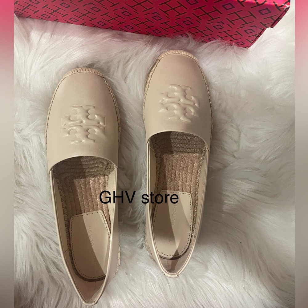 Tory Burch Everly leather espadrilles